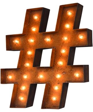 2' # "Hashtag" Icon