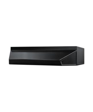 20" Wide Shell Hood, Black SHELL20B