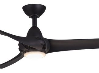 Wind River Droid LED Ceiling Fan WR1462MB - Matte Black