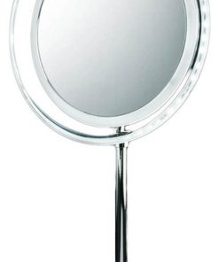 WS 15 Magnifying Makeup Mirror in Polished Chrome w/ LED Light