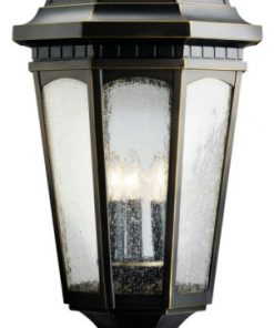 3 light Outdoor Post Mount - Traditional inspirations - 27 inches tall by 12.25