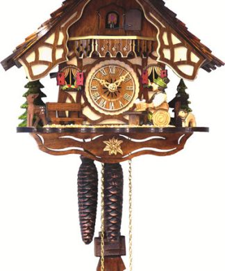 Woodchopper Engstler Weight-Driven Cuckoo Clock- Full Size