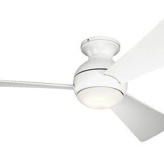 54" Sola Fan LED, Matte White