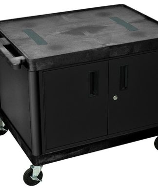27" AV Cart 2 Shelves, Cabinet