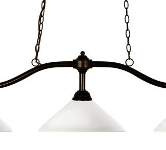 Z-Lite 3 Light Billiard Light, Bronze, 147BRZ-AMO14