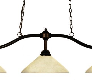 Z-Lite 3 Light Billiard Light, Bronze, 147BRZ-AGM14