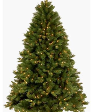 7-1/2' Winchester Pine Hinged Tree With 500 Clear Lights