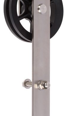 5000 Series Barn Door Hardware Kit, Brushed Steel, 6'