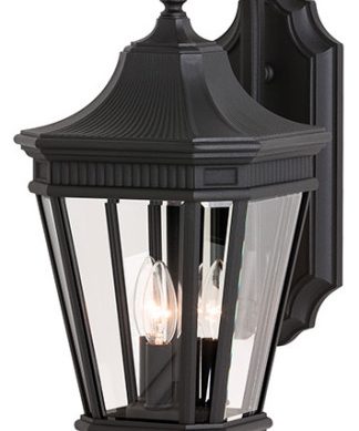 Murray Feiss OL5402BK Cotswold Lane Medium Lantern, Black