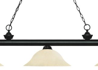 Z-Lite 200-3MB-GM16 Three Light Billiard Light Riviera Matte Black
