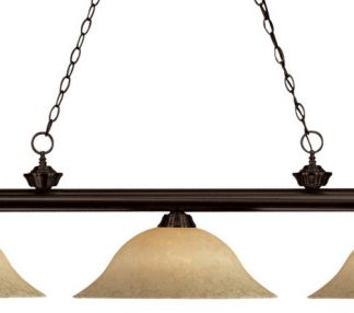 Z-Lite 200-3BRZ-GM16 Riviera - Three Light Billiard