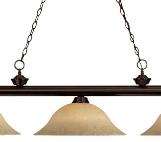 Z-Lite 3 Light Billiard Light, Bronze, 200-3BRZ-GM16