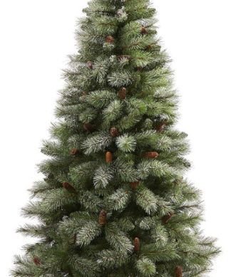 7? Snowed Grand Teton Christmas Tree/500 Clear Lights and 1050 Bendable Branches