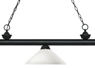Z-Lite 200-3MB-AMO14 Three Light Billiard Light Riviera Matte Black