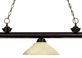 Z-Lite 3 Light Billiard Light, Bronze, 200-3BRZ-AGM14