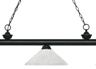 Z-Lite 200-3MB-AWL14 Three Light Billiard Light Riviera Matte Black