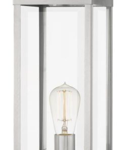 Westover One Light Outdoor Table Lamp, Stainless Steel