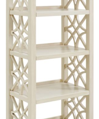 Whitley Antique White Bookcase