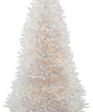 6-1/2' Dunhill White Fir Tree With 650 Clear Lights