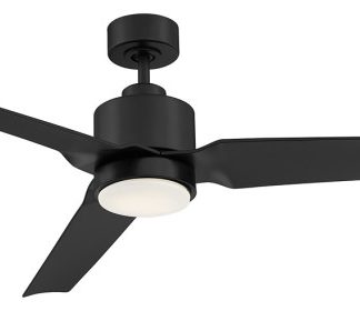 52" LED Ceiling Fan, Matte Black