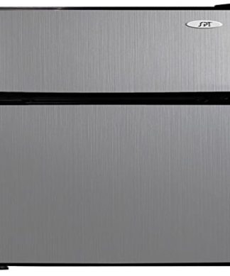 3.1 cu.ft, Double Door Refrigerator With Energy Star, Stainless Steel