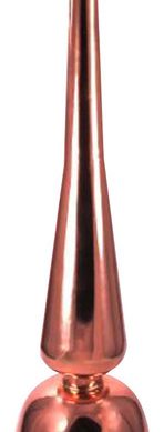 7.5"x7.5"x36" Medium Roman Finial, Copper Polished