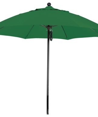 9 Foot Pacifica Fabric Fiberglass Frame Pulley Lift Patio Market Umbrella