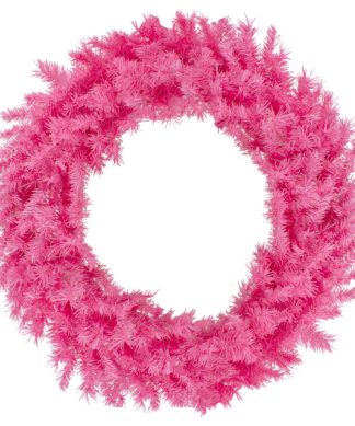 36" Pink Spruce Artificial Christmas Wreath Unlit