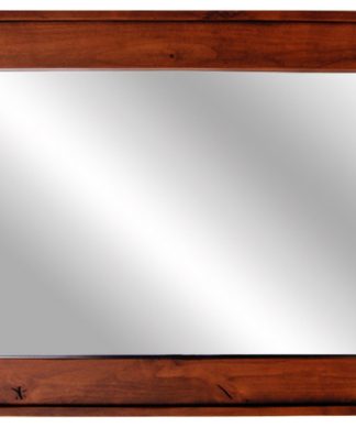 Wooden Mirror, Cherry Wood Stained Mirror, Mapleton Style, 30x36