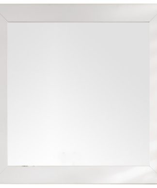Weston 40" Rectangular Mirror, Bright White