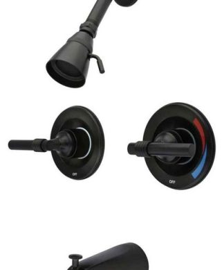 Vintage 2-Handle Tub and Shower Faucet, Oil Rubbed Bronze