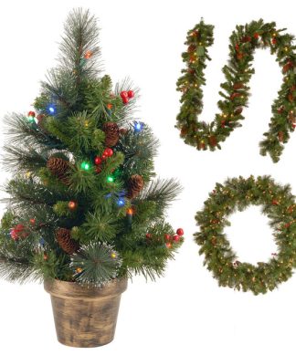 2'Crestwood Spruce , Crestwood Spruce Garland, 36"Crestwood Spruce Wreath