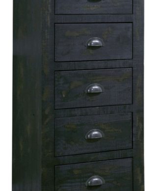 Willow Lingerie Chest, Distressed Black