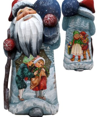 Winter Kiss Masterpiece Woodcarved Figurine