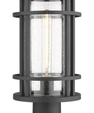 Z-Lite 570PHB-553PM-BK One Light Outdoor Pier Mount Jordan Black