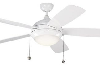 5DIW52WHD Discus Outdoor 52" Ceiling Fan, White