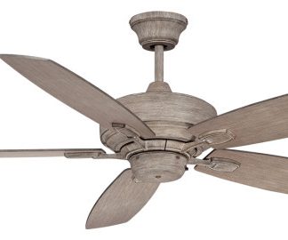 Windstar 52" Ceiling Fan, Aged Wood