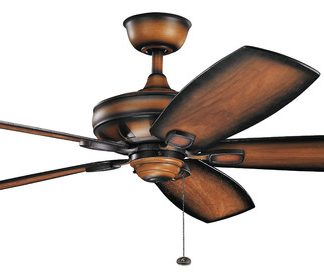 60" Ashbyrn Fan, Mediterranean Walnut/Walnut Shadowed Blades