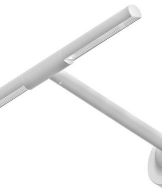 28.25 Inch 25W 1 LED Large Sign Light Matte White Bronze Finish Clear Glass