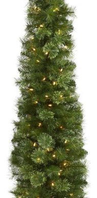 6' Manchester Fir Christmas Tree in Decorative Planter/350 Clear Warm LED Lights
