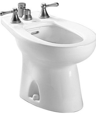 Toto Piedmont Vertical Spray Flushing Rim Bidet, Cotton White