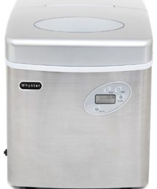 Whynter Portable Ice Maker 49 Lb Capacity - Stainless Steel