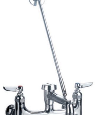 Whitehaus Laundry Kitchen Utility Faucet With Rough Chrome Finish WHFSB980-C