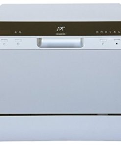 6 Place Settings Silver Countertop Dishwasher With Delay Start and LED display