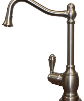 Whitehaus Point Of Use Kitchen Faucet With Brushed Nickel Finish WHFH-H3130-BN