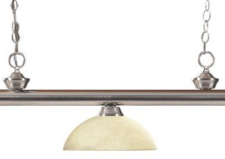 Z-LITE 100703BN-DGM14 3 Light Island/Billiard Light Fixture, Brushed Nickel