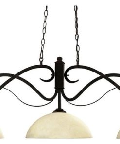 Z-Lite 126-DGM14 Phoenix 3 Light Billiard / Island Chandelier - Bronze