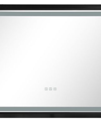 40-in W LED Bathroom Mirror,Wall Mount,Anti Fog,Dimmable