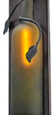 4W Tuscan Vineyard Wine Bottle Wall Sconce