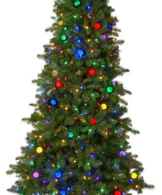 6.5' Vermont Spruce Christmas Tree / 450 Color Changing LED Lights